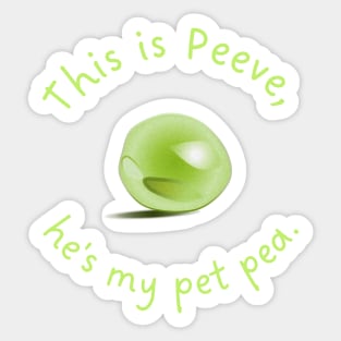 Pet Peeve Sticker